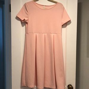 Pink Blush Maternity Dress
